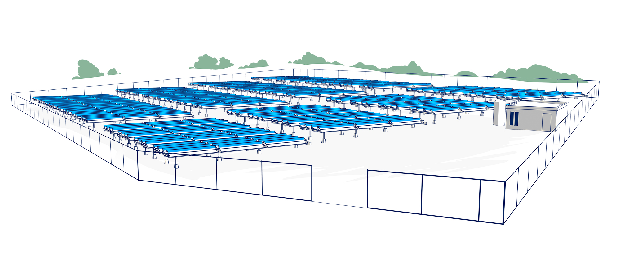 Parque solar térmico para calefacción urbana