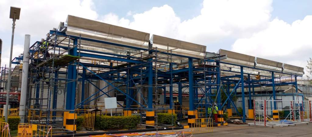 Iberafrica-Kenya-Elevated solar installation-field-absolicon