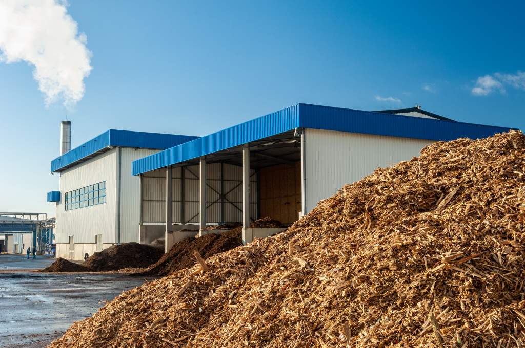 Biomass for industrial heat use