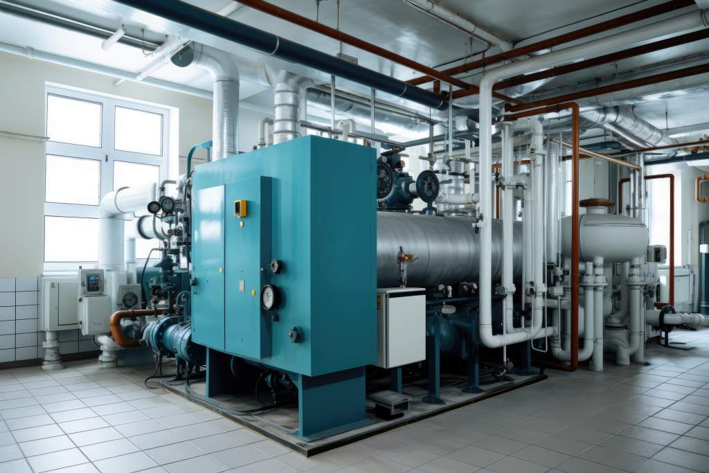 Heat pump used for industrial electrification